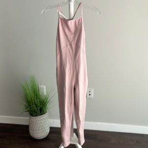 Activewear pink jumpsuit